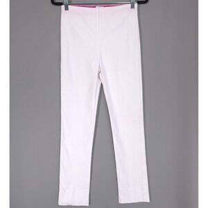 GRETCHEN SCOTT Pull On Pants SMALL Stretch Elastic Waistband White Gripe Less